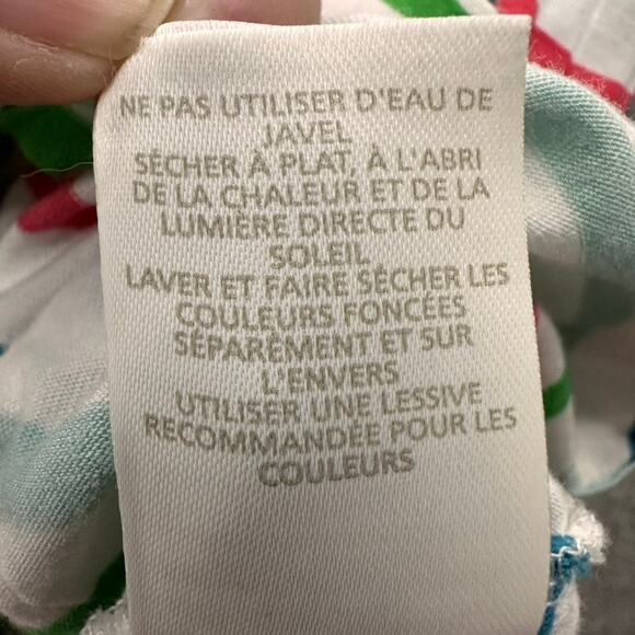 Boden Women's XS Striped Dress Tie Waist Short Sleeves Cotton Blend Casual Fun - Picture 8 of 9